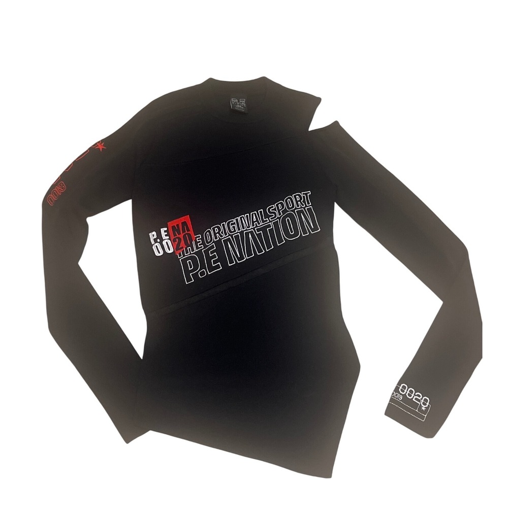 P.E Nation Original Sport Cut Out Long Sleeve Top Activewear Athleisure‎